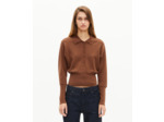 Pull col polo en laine mérinos mélangée camel camel