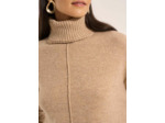 Pull à col roulé en laine