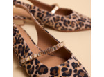 Ballerine Femme Safran Leopard