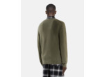 Cardigan col v boutonne olive kaki