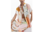 Chemise À Manches Courtes En Tissu – Femme