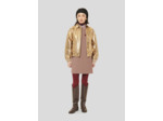 Blouson Bibba Or en Cuir D'Agneau