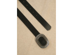 Ceinture en cuir boucle fantaisie