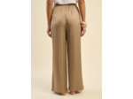 Pantalon large en satin