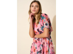 Robe longue manches courtes