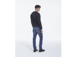 Pantalon 5 poches slim en denim bleu delave bleu