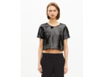 Top en sequins noir black