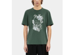 T-Shirt Manches Courtes Avec Print Skull Flowers forest