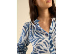Chemise ample imprimé végétal