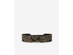 Ceinture en cuir avec gros noeud black