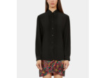 Chemise A Manches Longues Detail Plisse black