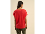 Pull sans manches col V 100% lin