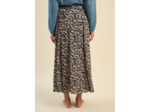 Jupe fluide imprimé animalier