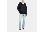 Sweatshirt À Capuche Noir black washed