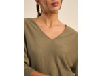 Pull oversize manches chauves souris