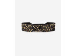 Ceinture en cuir avec gros noeud black