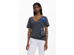 T-Shirt À Manches Courtes En Maille – Femme
