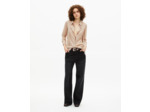 Chemise avec lavallière à pois beige beige / red