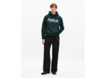 Sweatshirt à capuche avec patch vert foncé bottle green