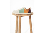 Tennis ivoire multicolore