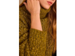 Pull col roulé en laine et coton BRANDY