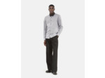 Chemise a manches longues col classique black white