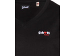 T-shirt col V avec broderie cœur
