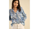 Chemise ample imprimé végétal