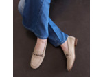 Mocassins Femme Alicia Argenté