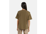 T-shirt manches courtes avec details epaules kaki