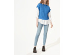 Pull nacre bleu