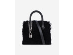 Sac Ming En Peau Lainée Noire black
