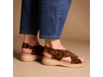 Sandales Femme Saly Leopard