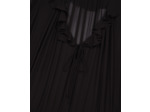 Robe courte manche longue a volant black stone