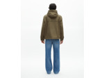 Parka courte à capuche kaki kaki