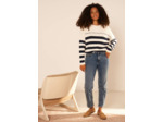Jean taille haute cinq poches