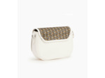 Sac bandoulière moyen modèle Gisèle en toile monogramme