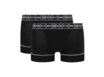 Lot de 2 boxers noirs pour homme 3D Stay and Fit