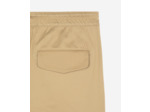 Short a taille elastique beige