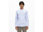 Chemise formelle col officier bleu ciel bleu