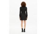 Robe courte en maille noire black