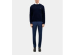 Pull Col Rond Avec Patch Canetille navy