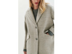 Manteau gbrillant 100% laine