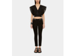 Top Court Noir En Broderie Anglaise black