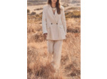 Pantalon de tailleur en lin LAYLA