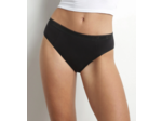 Culotte menstruelle lavable en coton bio noir Flux moyen Dim Protect