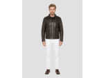 Blouson casual, cuir d'agneau