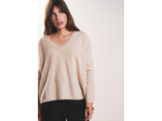 Pull en 100% cachemire à Col V