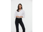 Chemise basique en popeline bio