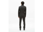 Veste de costume classique 2 boutons et pins black grey